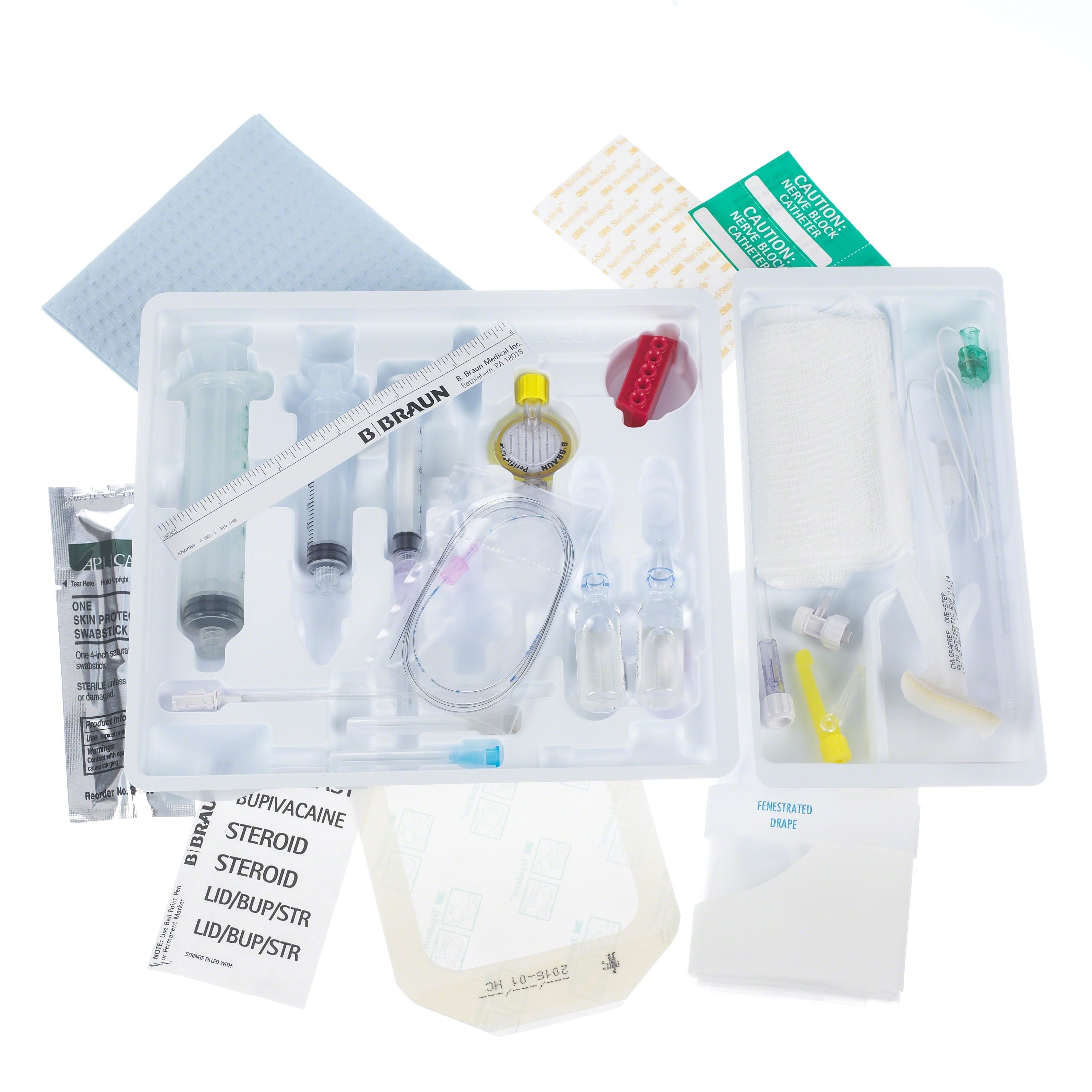 B. Braun Contiplex Tuohy Tray - 18 Ga x 4 in Insulated Needle and Non-Stimulating Catheter (CNB400TK)
