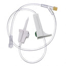 B. Braun Fluid Transfer Set without Filters - Universal proximal spike, roller clamp, injection site and distal male Luer lock connector, 30 in (76.2 cm) Length