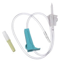 B. Braun Fluid Transfer Set without Filters - Universal spike, roller clamp, distal Luer slip connector, 17 Ga. Unattached needle, 27 in (68.6 cm) Length