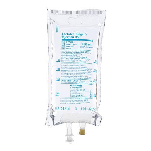 B. Braun Lactated Ringer's Injections - 250 mL