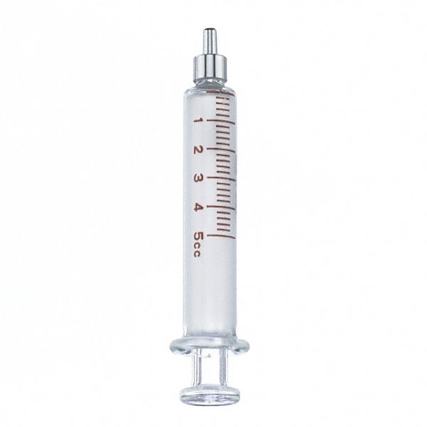 B. Braun Loss-of-Resistance Syringe - 5 mL Glass - Luer Slip, Metal Tip