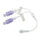 B. Braun Nexus TKO Anti-Reflux Needleless Connector - 6" Removable Bifurcated Microbore Extension Set