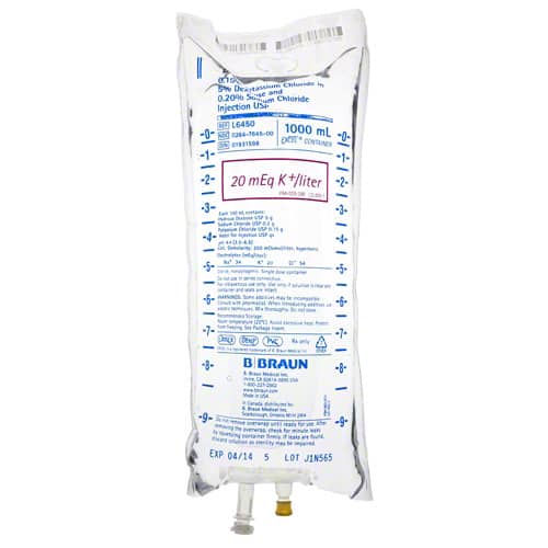B. Braun Potassium Chloride in 5% Dextrose and 0.20% Sodium Chloride Injections