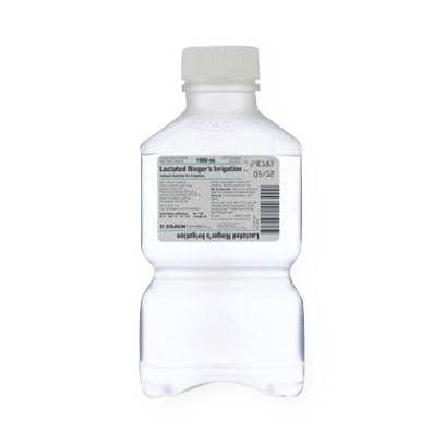B. Braun Solutions in Plastic Irrigation Containers - Lactated Ringer's Irrigation, 1,000 mL
