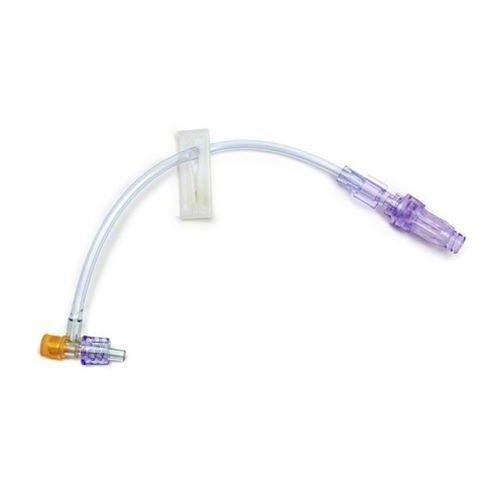 B. Braun Standard Needle-Free Bore Extension Set - CARESITE Needleless Connector, 8" Small Bore T-port Extension Set