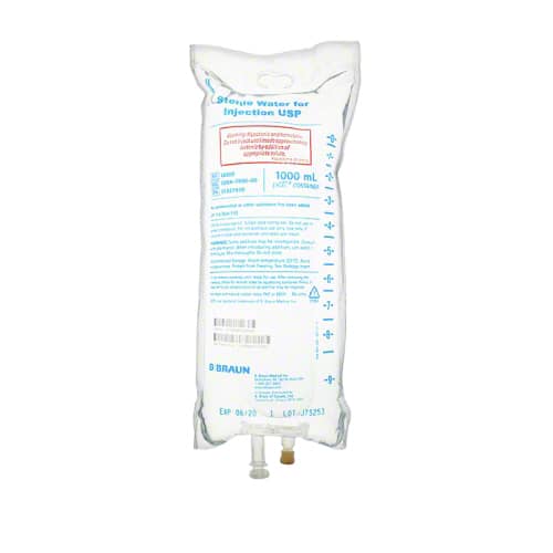 B. Braun Sterile Water for Injection - 1000 mL (EXCEL IV Container)