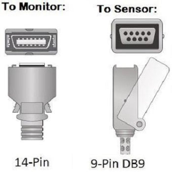 Cables and Sensors Dolphin SpO2 Adapter Cable