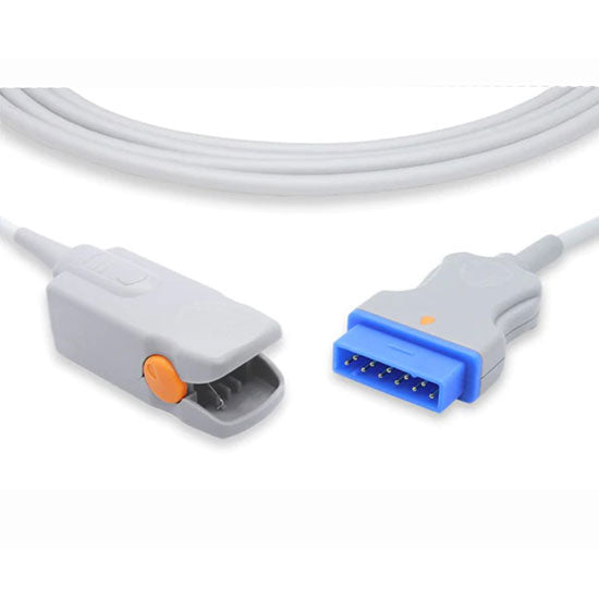 Cables and Sensors GE Corometrics Compatible Direct-Connect SpO2 Sensor - Adult Clip