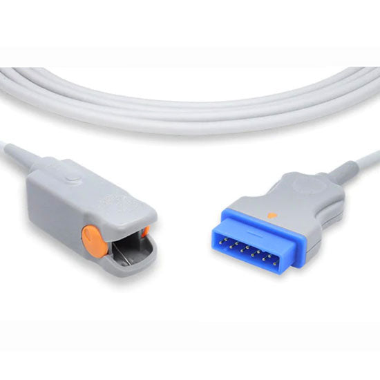 Cables and Sensors GE Corometrics Compatible Direct-Connect SpO2 Sensor - Pediatric Clip