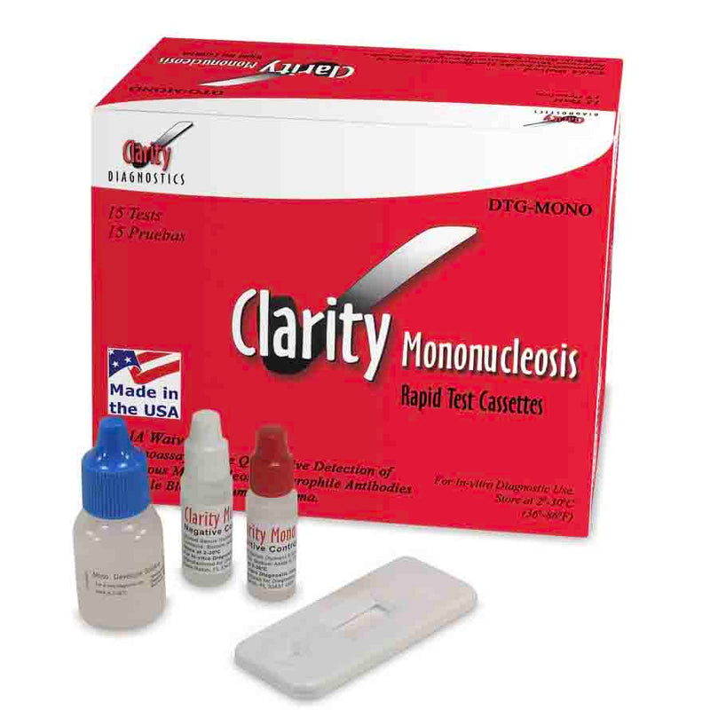 Clarity Diagnostics Clarity Mononucleosis Test Rapid Test Cassette