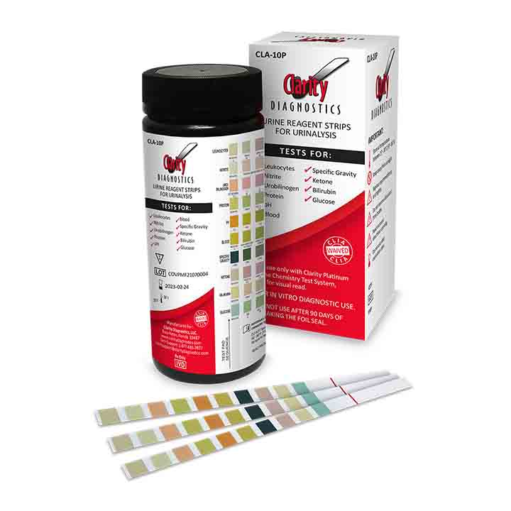 Clarity Diagnostics Clarity Platinum Urinalysis Strip