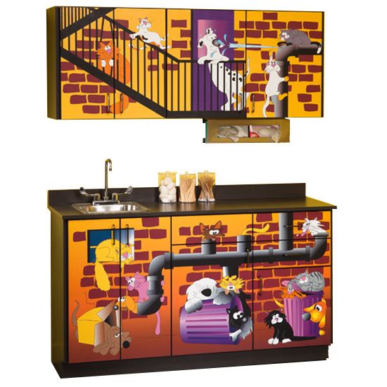 Clinton Alley Cats and Dogs Cabinets