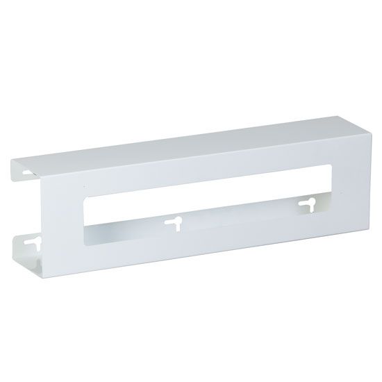 Clinton Double Slimline White Steel Glove Box Holder