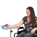 Clinton Half Round Stationary ClintonClean Phlebotomy Stand - With Model