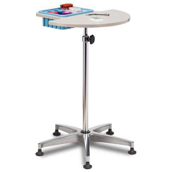 Clinton Half Round Stationary ClintonClean Phlebotomy Stand