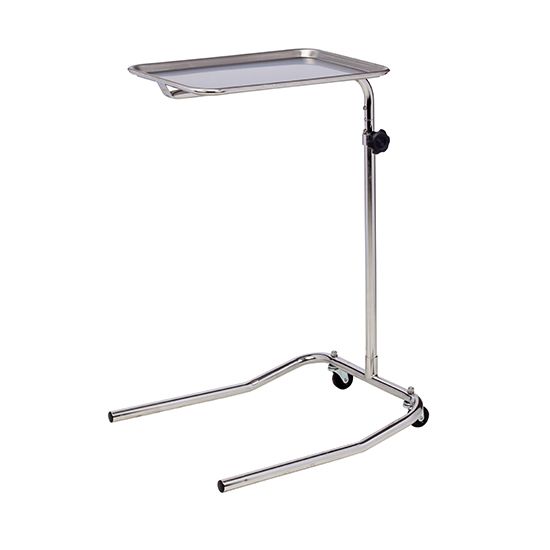 Clinton Instrument Stand - Single Pole Stainless Steel