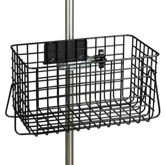 Clinton IV Pole Heavy Duty Wire Basket