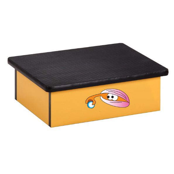 Clinton Ocean Clam Yellow Laminate Step Stool