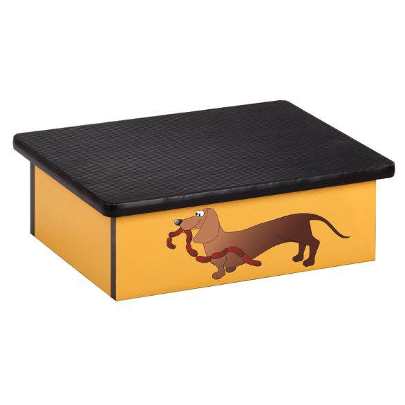 Clinton Sausage Dog Laminate Step Stool