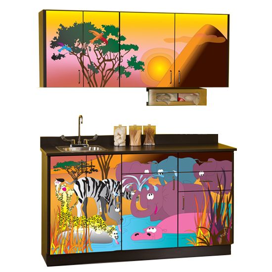 Clinton Serengeti Sunrise Cabinets