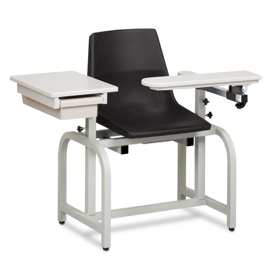 Clinton Standard Lab Series Blood Chair with ClintonClean Flip Arm and Drawer