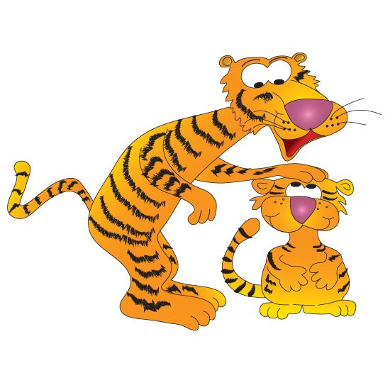 Clinton Tiger Buddies Graphic