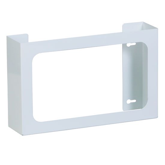 Clinton Triple White Steel Glove Box Holder