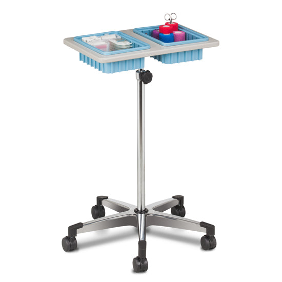 Clinton Two-Bin Mobile Phlebotomy Stand