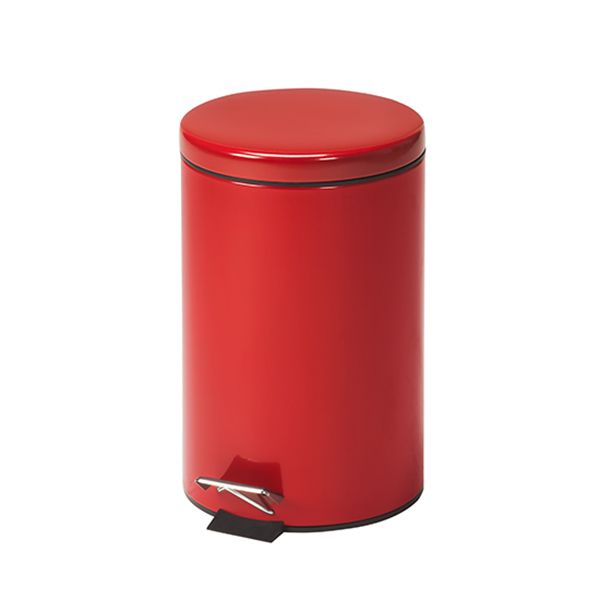 Clinton Waste Can - 13 QT Red Round
