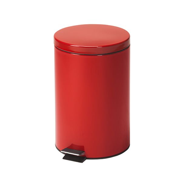 Clinton Waste Can - 20 QT Red Round