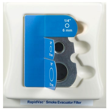 Covidien RapidVac Smoke Evacuator Filter ports