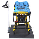 Detecto 8550 Portable Stretcher Scale with Fold-Up Column - With Stretcher, Side View