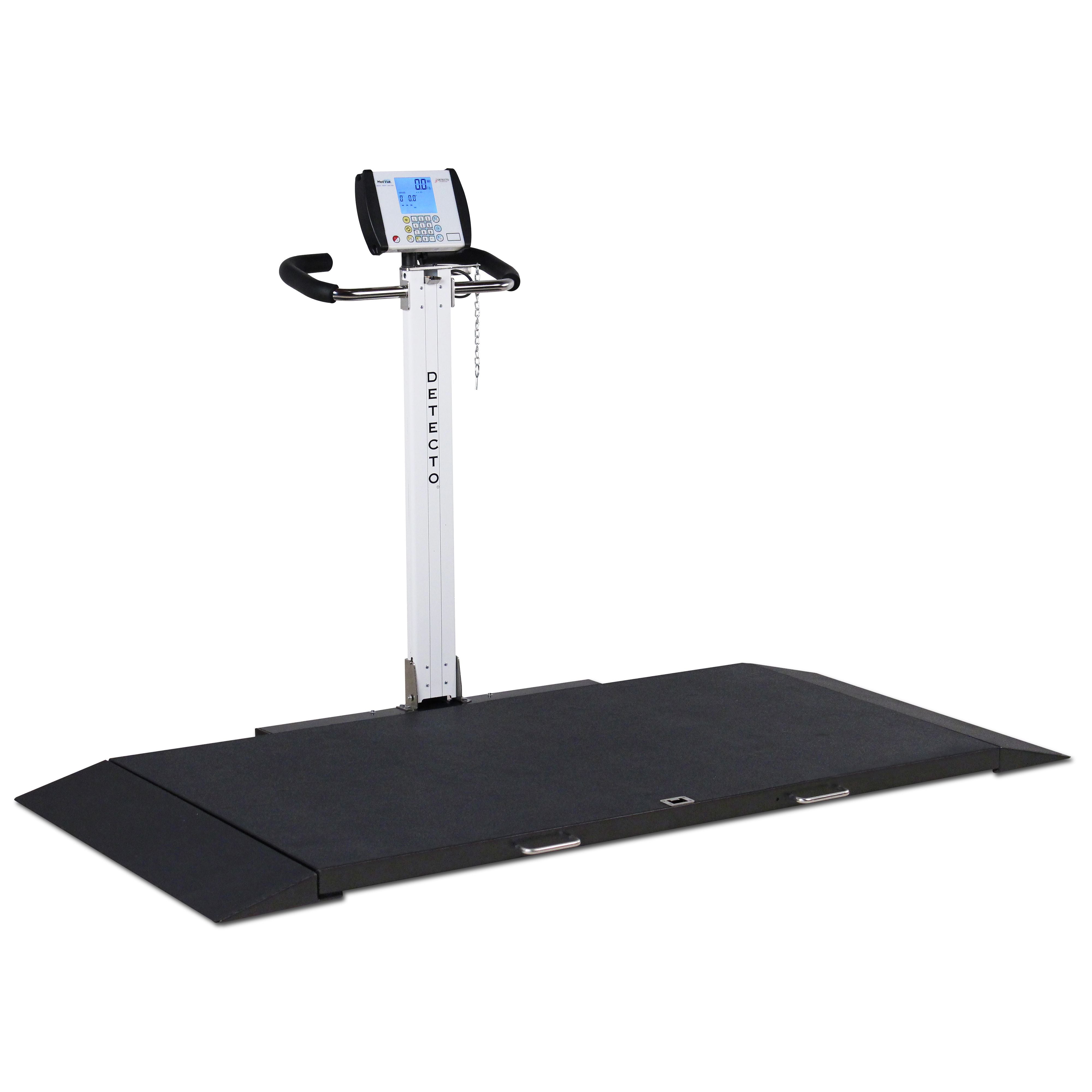 Detecto 8550 Portable Stretcher Scale with Fold-Up Column