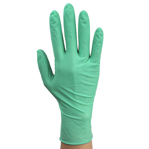 Dynarex AloeTex Latex Exam Gloves - On Hand