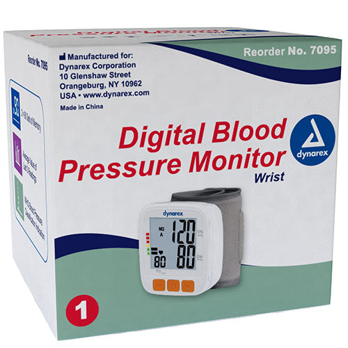 Dynarex Digital Blood Pressure Monitor - Wrist