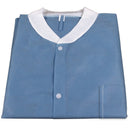 Dynarex Disposable Lab Coat - Blue - With Pockets