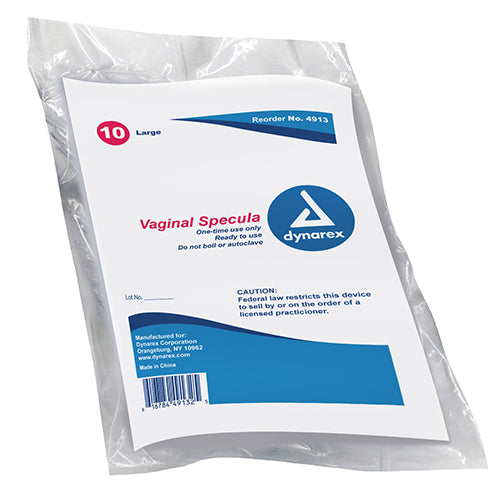 Dynarex Disposable Vaginal Speculum - Large