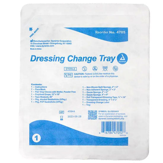 Dynarex Dressing Change Tray - 4705