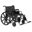 Dynarex DynaRide Heavy Duty Plus Wheelchair - Angle legs