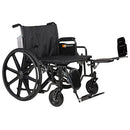 Dynarex DynaRide Heavy Duty Plus Wheelchair - Leg Raised