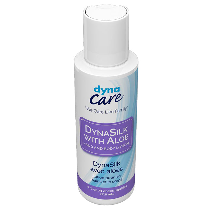 Dynarex DynaSilk Hand and Body Lotion with Aloe - 4 fl oz