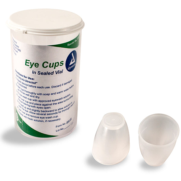 Dynarex Eye Cups in a Sealed Vial