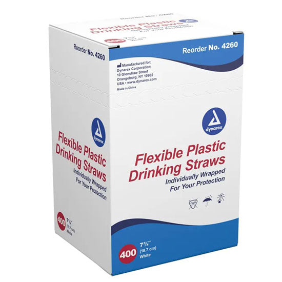 Dynarex Flex Straws - Box