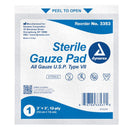 Dynarex Gauze Pad - Sterile - 3" x 3" - Pouch