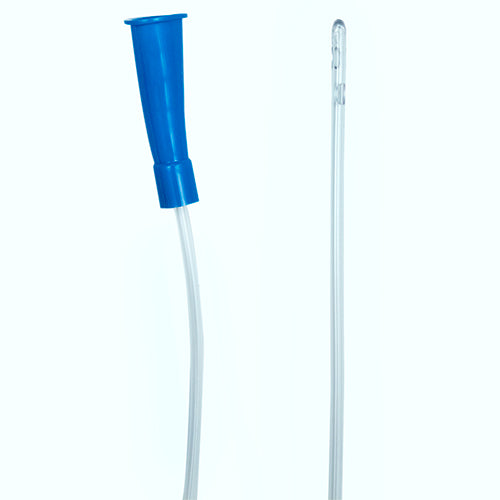 Dynarex Intermittent Catheter - Male - 8 FR - Blue