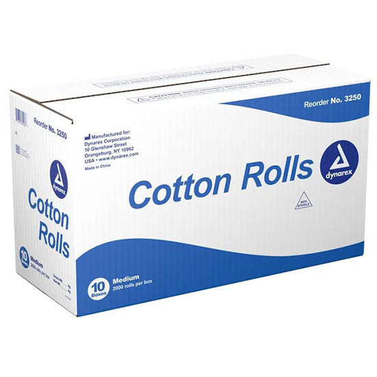 Dynarex Medium Cotton Rolls - Case