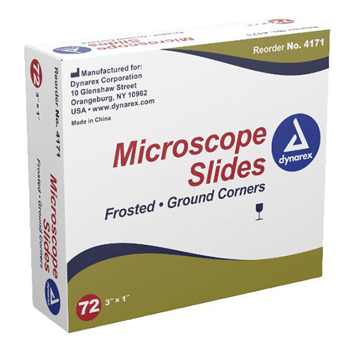 Dynarex Microscope Slides - Frosted