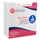 Dynarex Non-Woven Sponge - Sterile - 4"x 4" - 4 Ply (1200/Case)