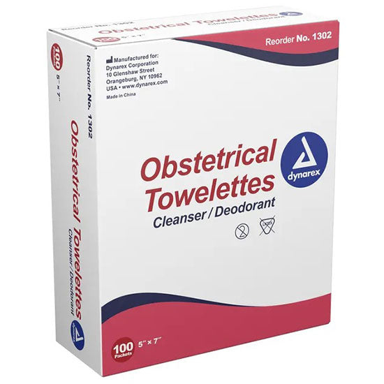 Dynarex Obstetrical Towelettes - Box