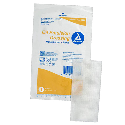 Dynarex Oil Emulsion Dressing - 5" x 9"